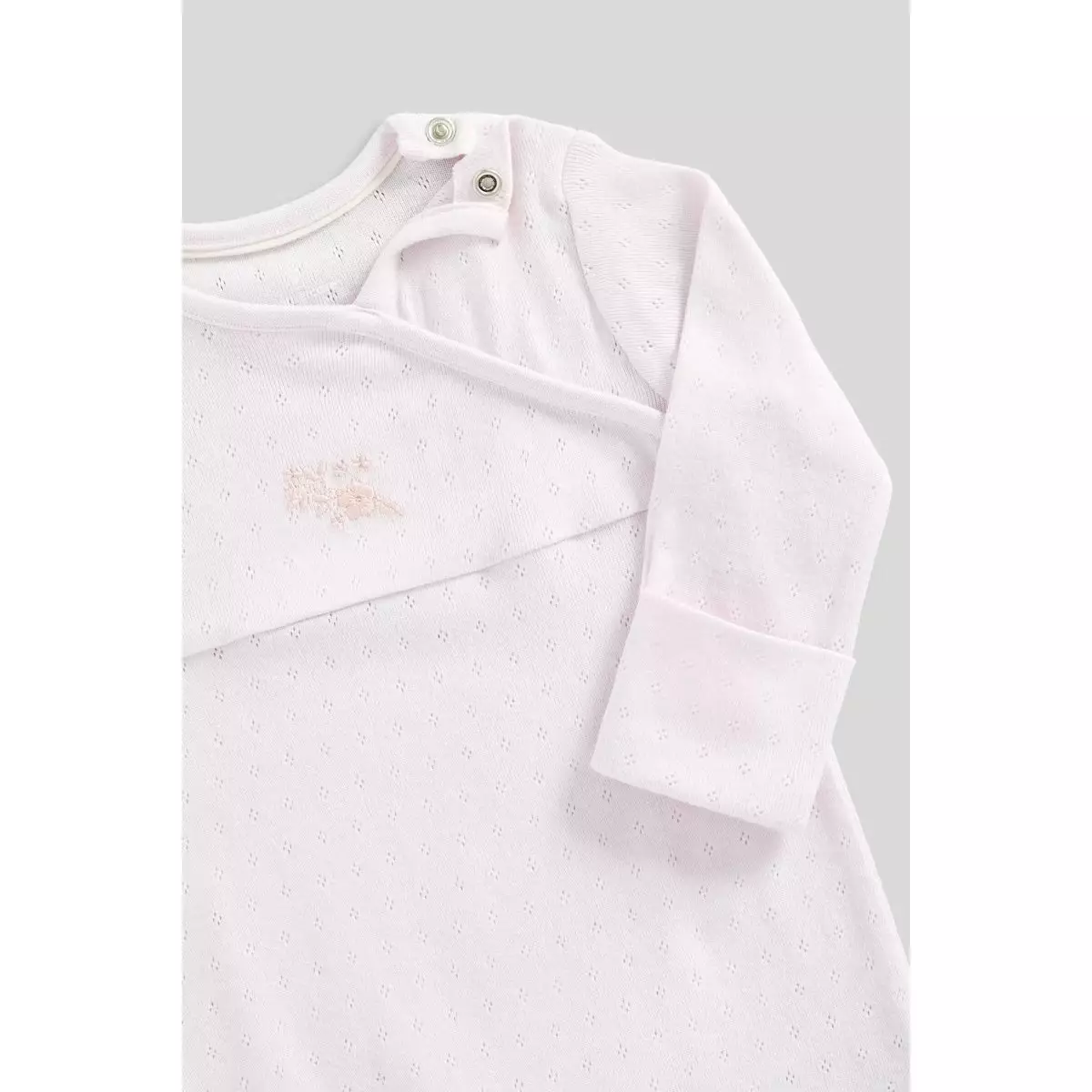 Mothercare Blossom All-in-Ones - 3 Pack - Set Terusan Bayi Perempuan (Ungu)