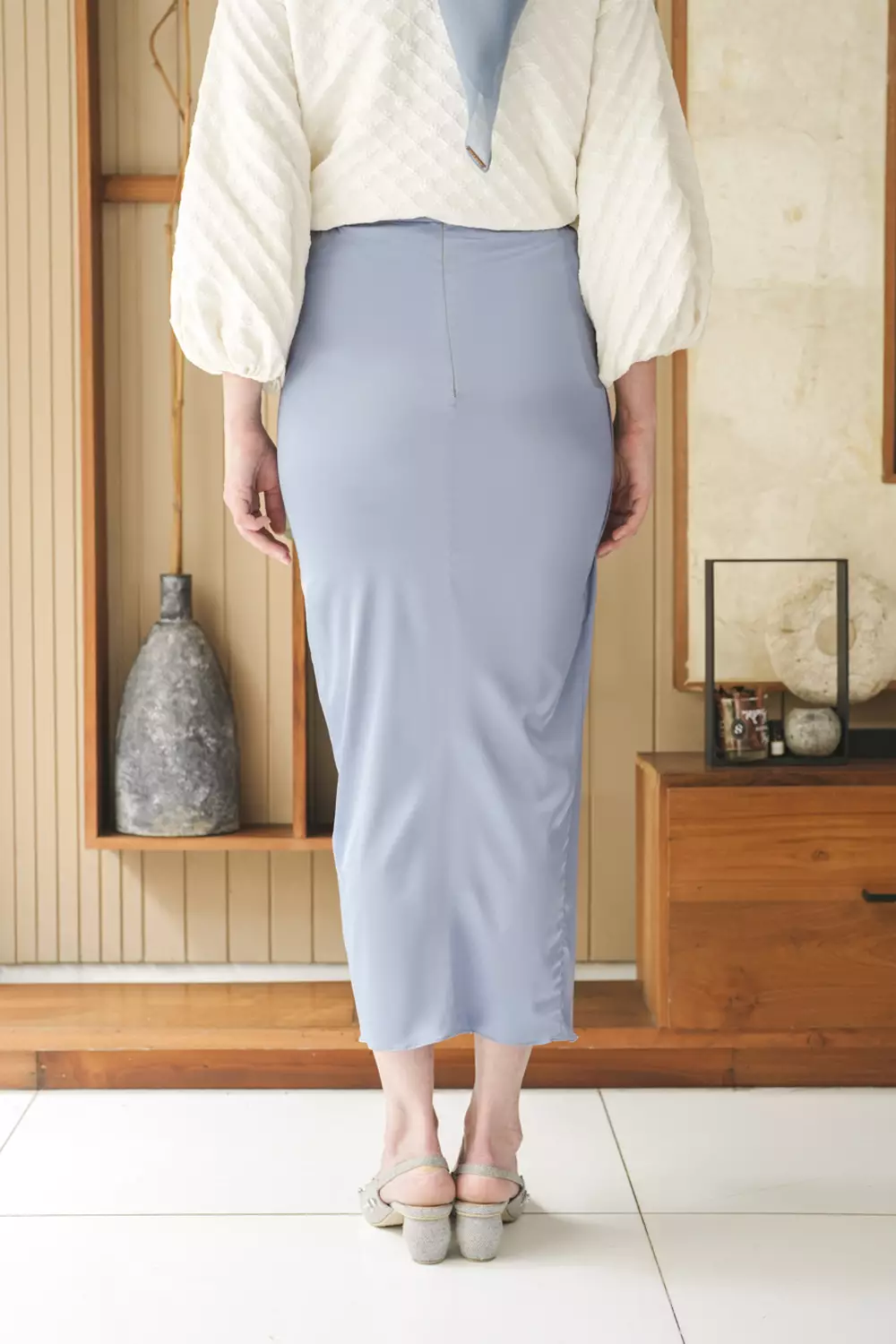 Klamby - Shala Skirt Silk Blue