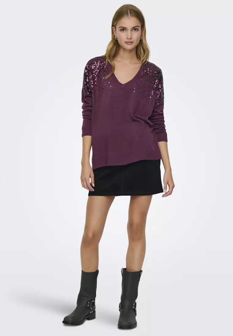 Starry Knitted Pullover