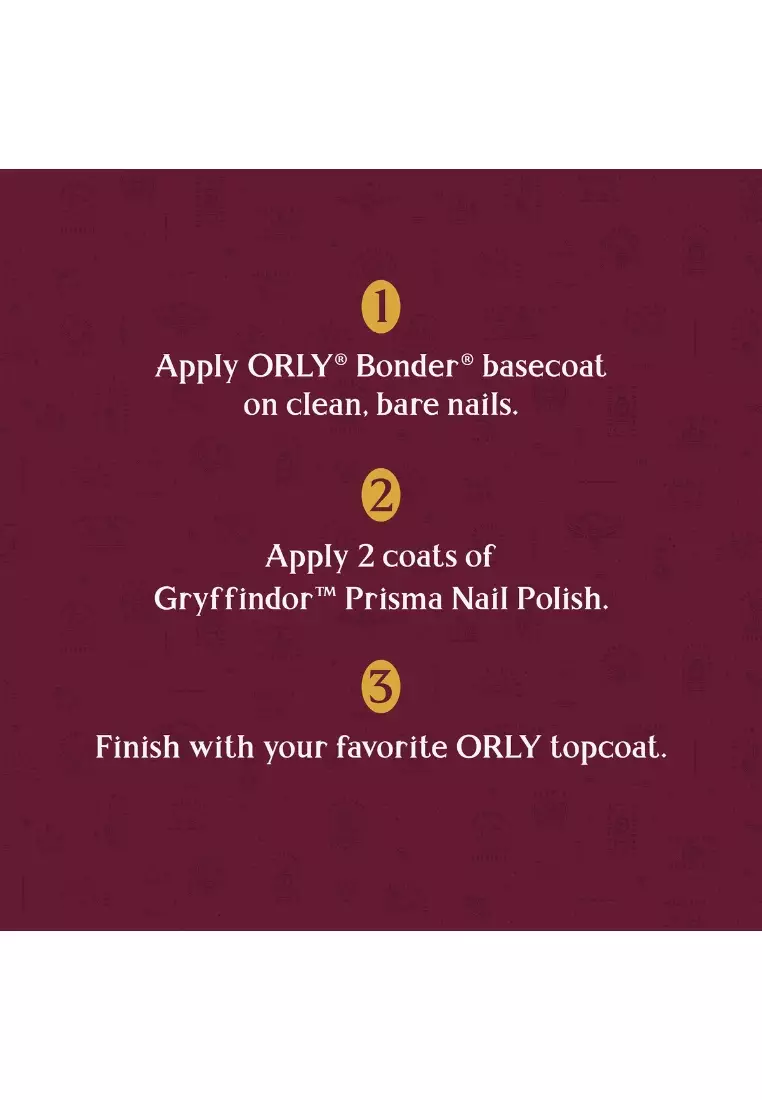Orly x Harry Potter™ Prisma Nail Polish 18ml - Gryffindor [OLYP2000457]