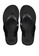 Quiksilver black Carver II Deluxe Slippers 72B78SH356AECDGS_3