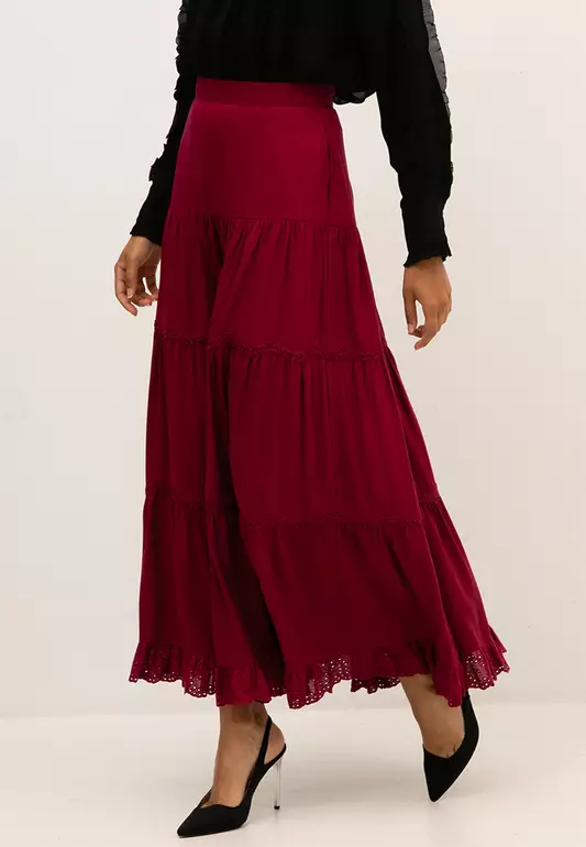 FSC Rayon Tiered Frill Skirt