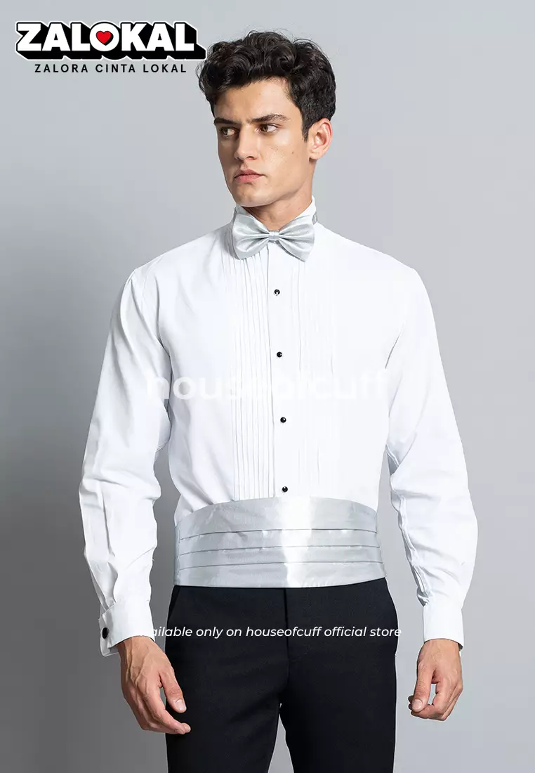 Suspender Gesper Belt Wedding Best Man Cummerbund Silver