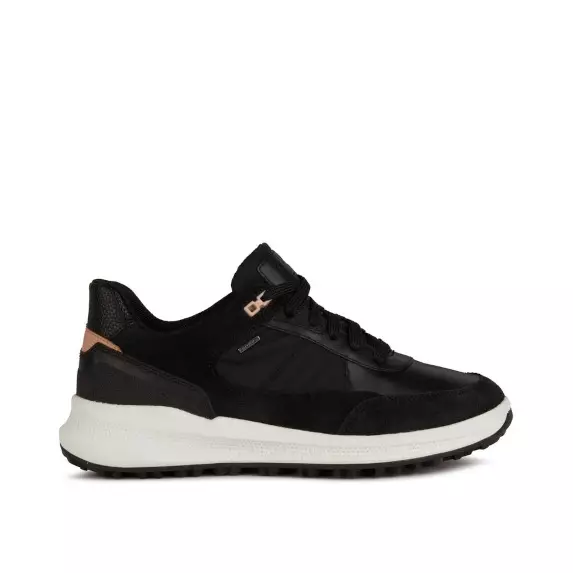 Geox Damen Sneaker PG1X B ABX – Wasserdicht, Atmungsaktiv, Aus Velours- & Nappaleder
