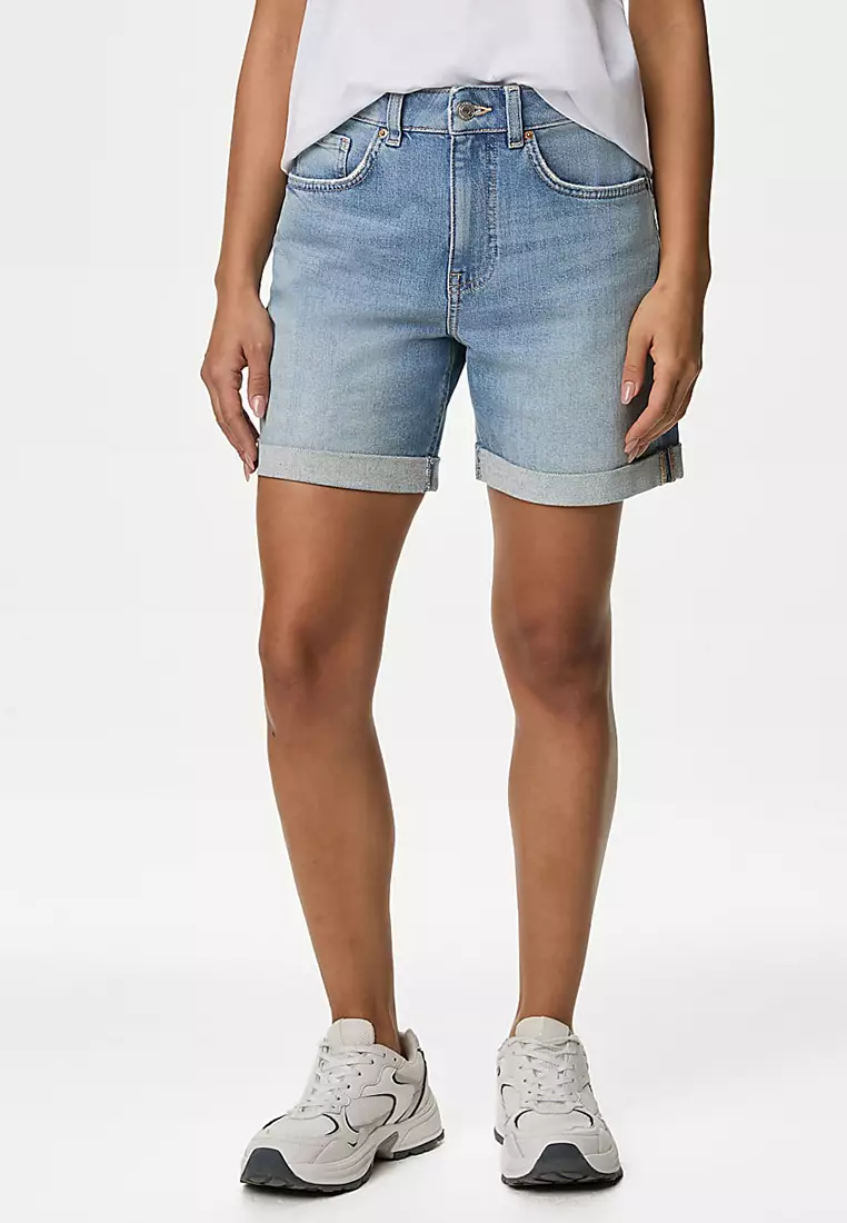 Denim Boyfriend Shorts