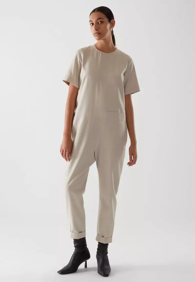 Short-Sleeve Jumpsuit