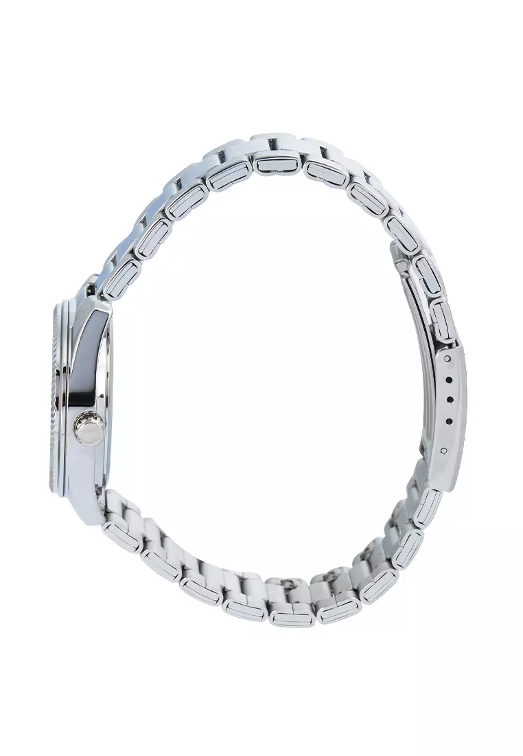 Casio LTP-1302DS-4AV - Jam Tangan Analog Wanita - Silver Stainless Steel Case
