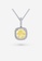 Vinstella Jewellery yellow Halo Yellow Quartz Diamond Pendant 7A2E3AC368963FGS_1