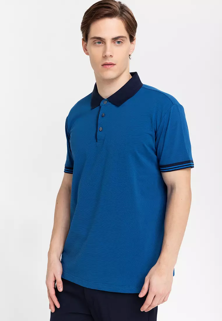 Cvc End on end 3 Button Polo Shirt