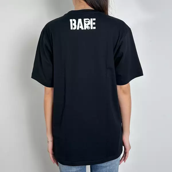 Kaos BAPE BIG HEAD CAMO TIE DYE SPRAY RED BLACK TSHIRT 100% ORIGINAL