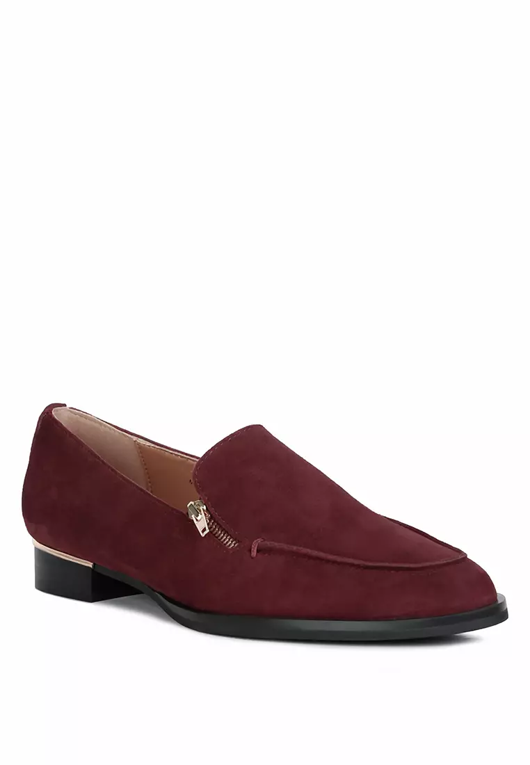 Maroon deals suede sneakers