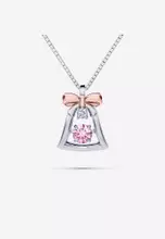 Gold bell pendant necklace top