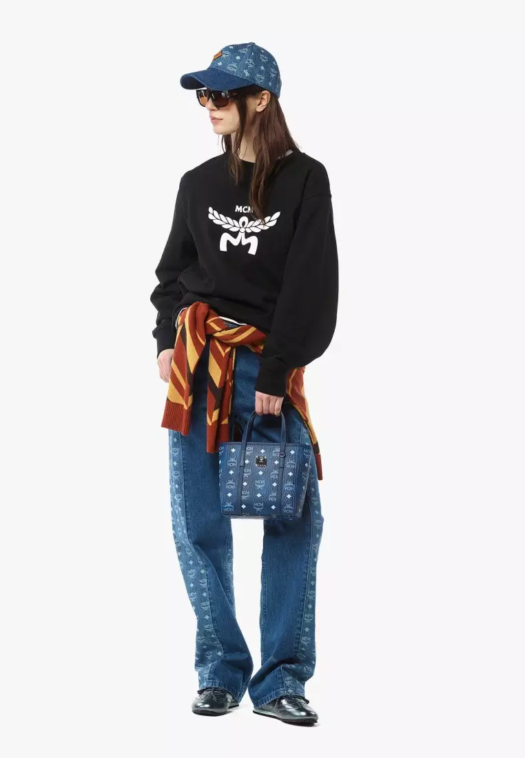 Toni Top-Zip Shopper in Visetos