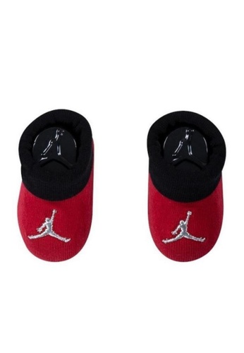 Jordan red Jordan Unisex Newborn's Booties Box Set (0 - 6 Months) - Gym Red / Black AC5E7KAD52D1D0GS_1
