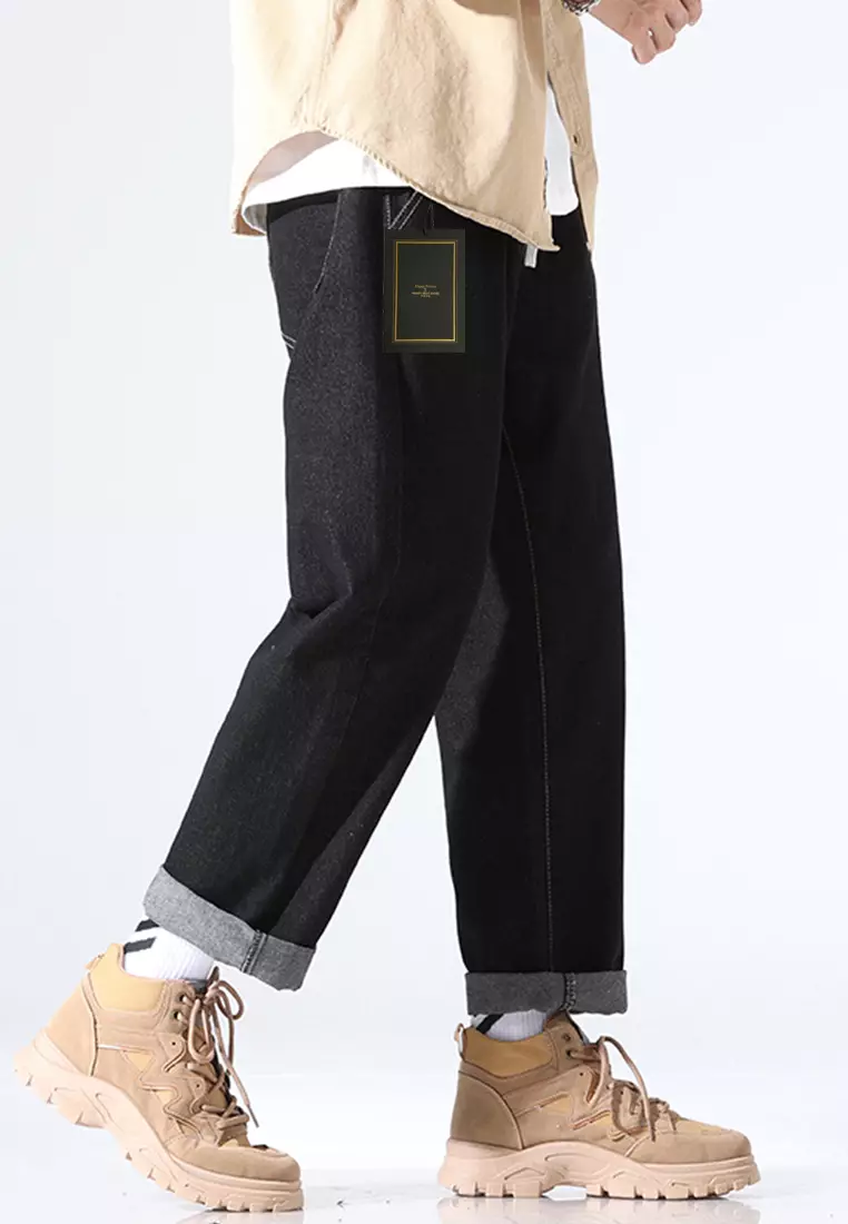 Tapered Washed Jeans AY-LS336