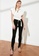 Trendyol black Slit Front Knitted Trousers 70DB2AA1250F5DGS_4