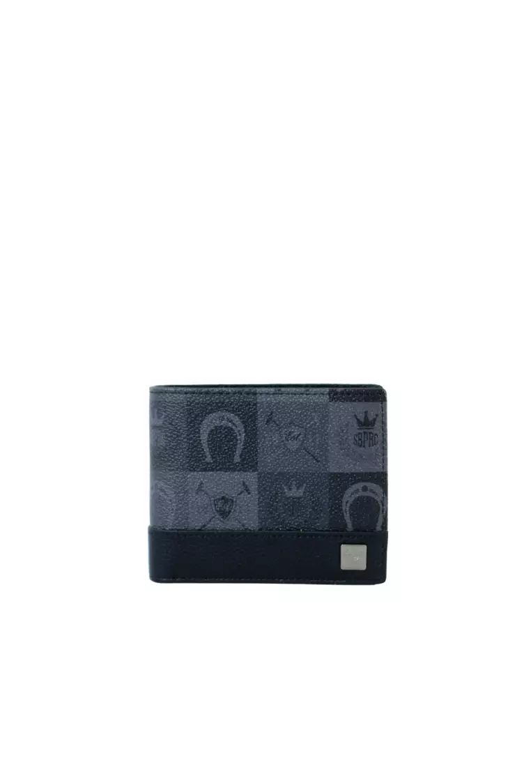 Men's Monogrammed Tri-Fold Wallet