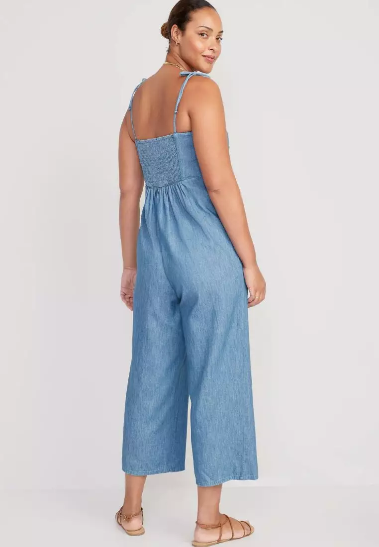 Buy Old Navy Tie-Strap Twist-Front Jumpsuit for Women 2025 Online - Main Image