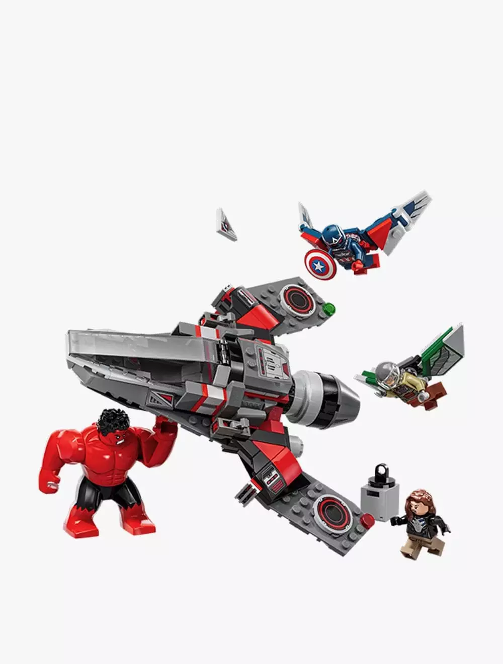 LEGO® Captain America vs. Red Hulk Battle - 76292