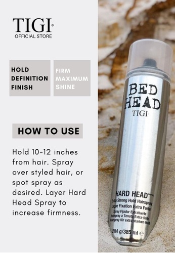 Tigi Bed Head Hard Head Hold Hairspray Zalora Philippines