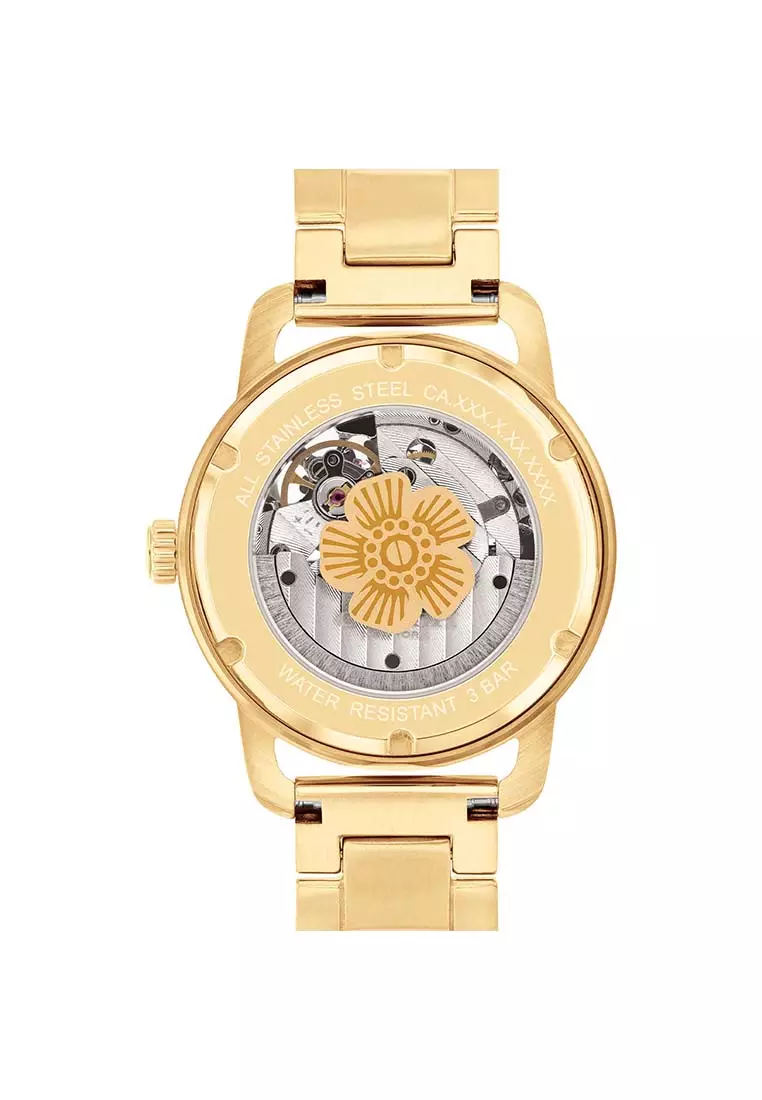 Cruiser Gold Stainless Steel Bracelet Analog Watch CO-14504368