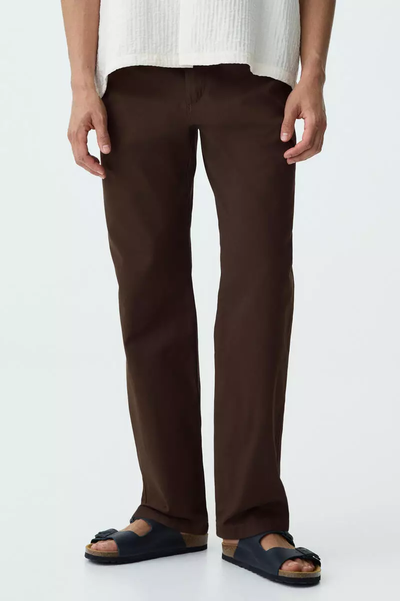 Relaxed Fit Cotton twill chinos