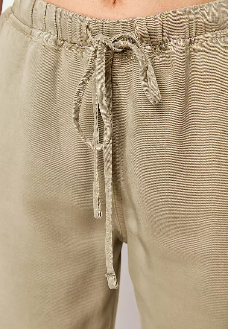 Lyocell High Waist Pants