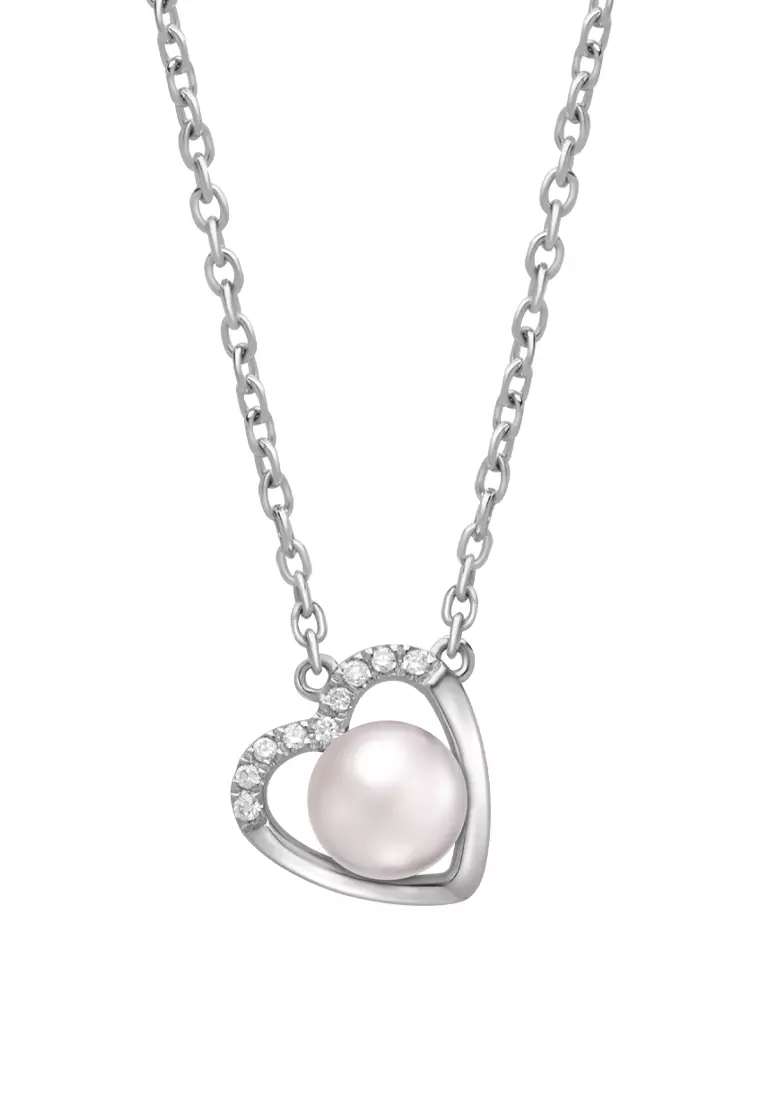 Buy TOMEI TOMEI Blissful Collection Pearl Necklace, White Gold 585 2023 ...