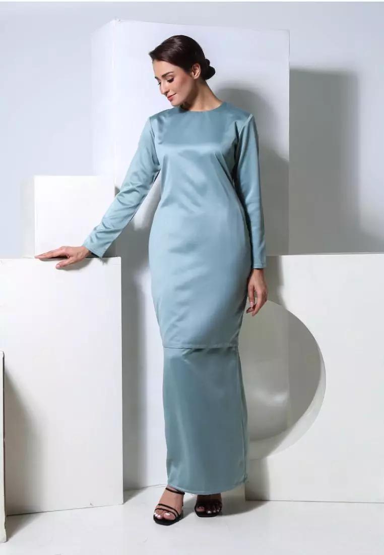 Baju kurung satin moden 2025