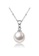 A.Excellence silver Premium Japan Akoya Pearl 8-9mm Seed Button Necklace 07F67ACD650C66GS_1