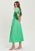 Savel green Marra Midi Dress C3997AAF0536C7GS_2