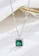LYCKA silver LDR3202 Classic Emerald Necklace 8956DAC0B881F9GS_2