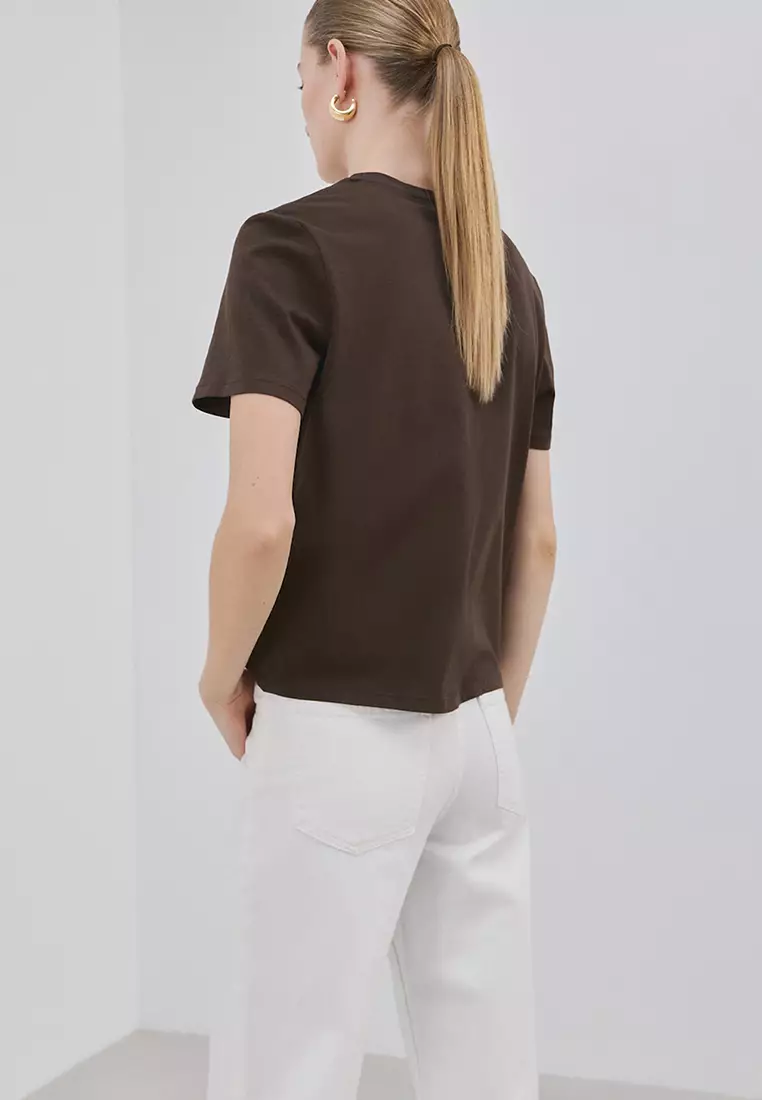 Embroidered Cotton T-Shirt