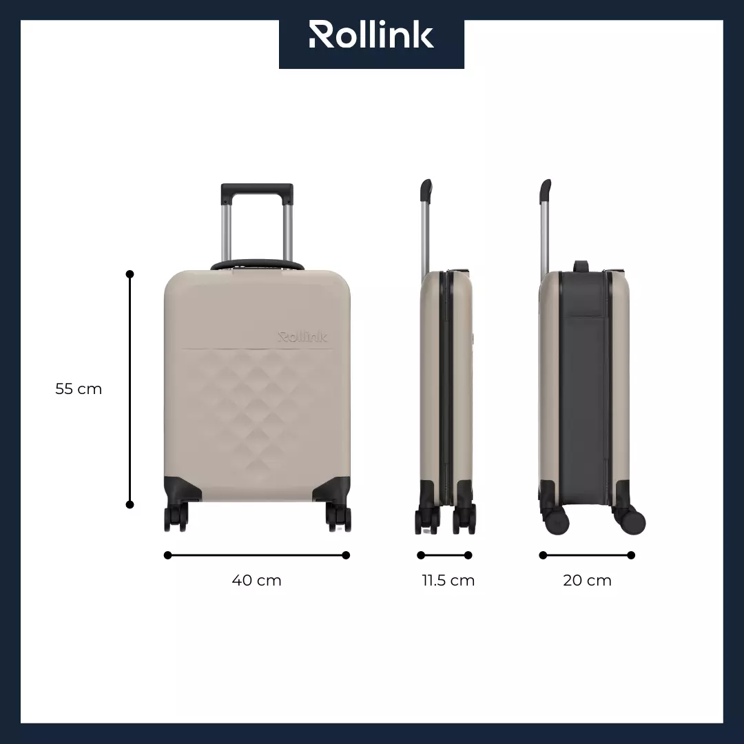 Rollink Flex 360 Spinner 21 Black - Koper 4 Roda 21 inch