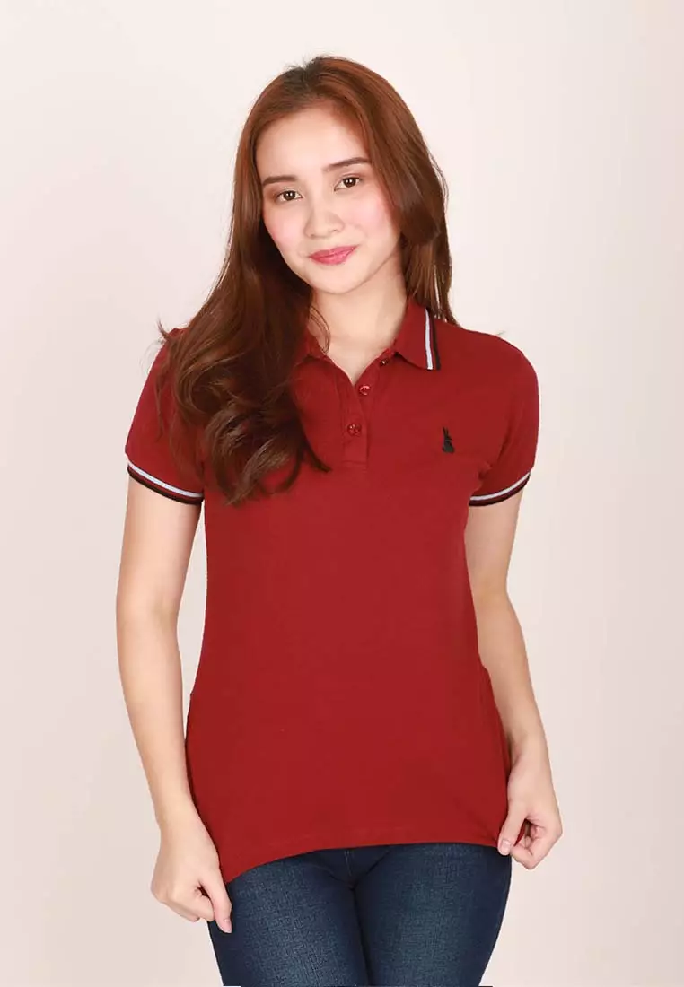 Maroon polo hotsell shirt for girls