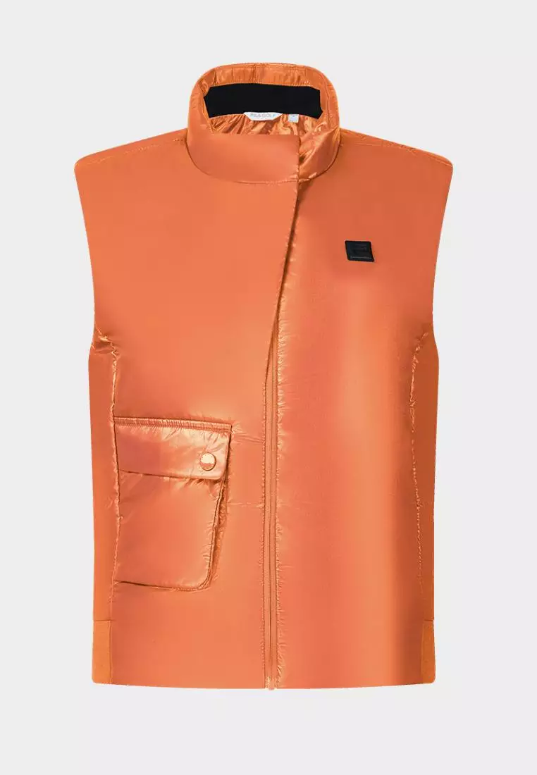 FILA CORE ATHLETICS GOLF X VERSAILLES COLLECTION Women Woven Vest (Orange)