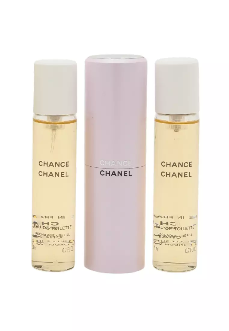 Chanel CHANCE TWIST AND SPRAY EAU DE TOILETTE 20ml x 3pcs 2026