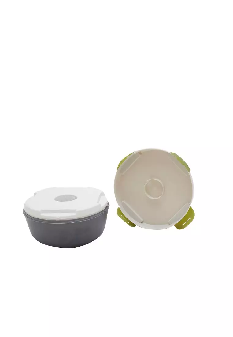 L.Blend Briliant Round Food Container With Ice Pack 1.2L