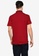 Fidelio red Lining Collar Basic Polo Shirt 7C566AA9AF9181GS_2