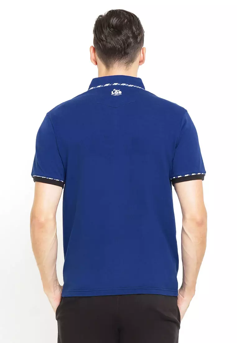 LGS - Kaos Polo - Biru - Slim Fit - JTS.325.M2262F.01.C
