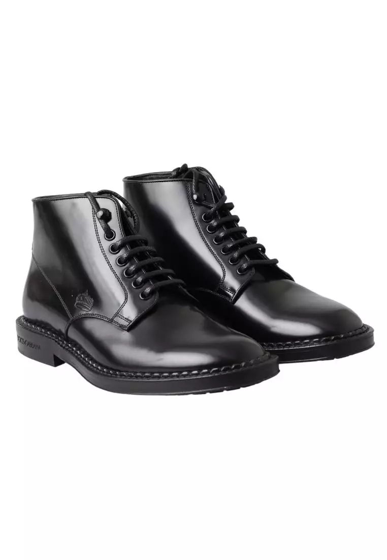 Boot Dolce E Gabbana Shoes Uomo Dolce Gabbana Panelled Logo Hiking