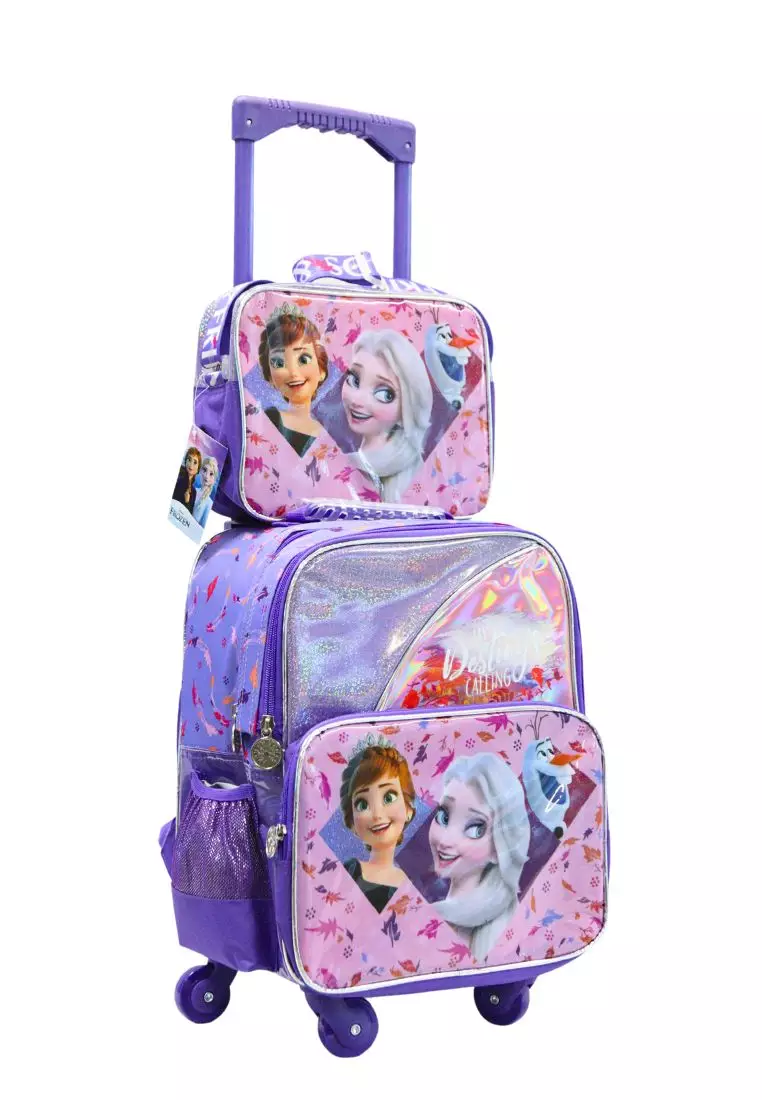 Buy Disney Frozen Elsa And Anna Trolley Bag Set 2024 Online | ZALORA ...