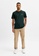 Selected Homme green Lais Short Sleeves Tee 60780AA2660B90GS_4