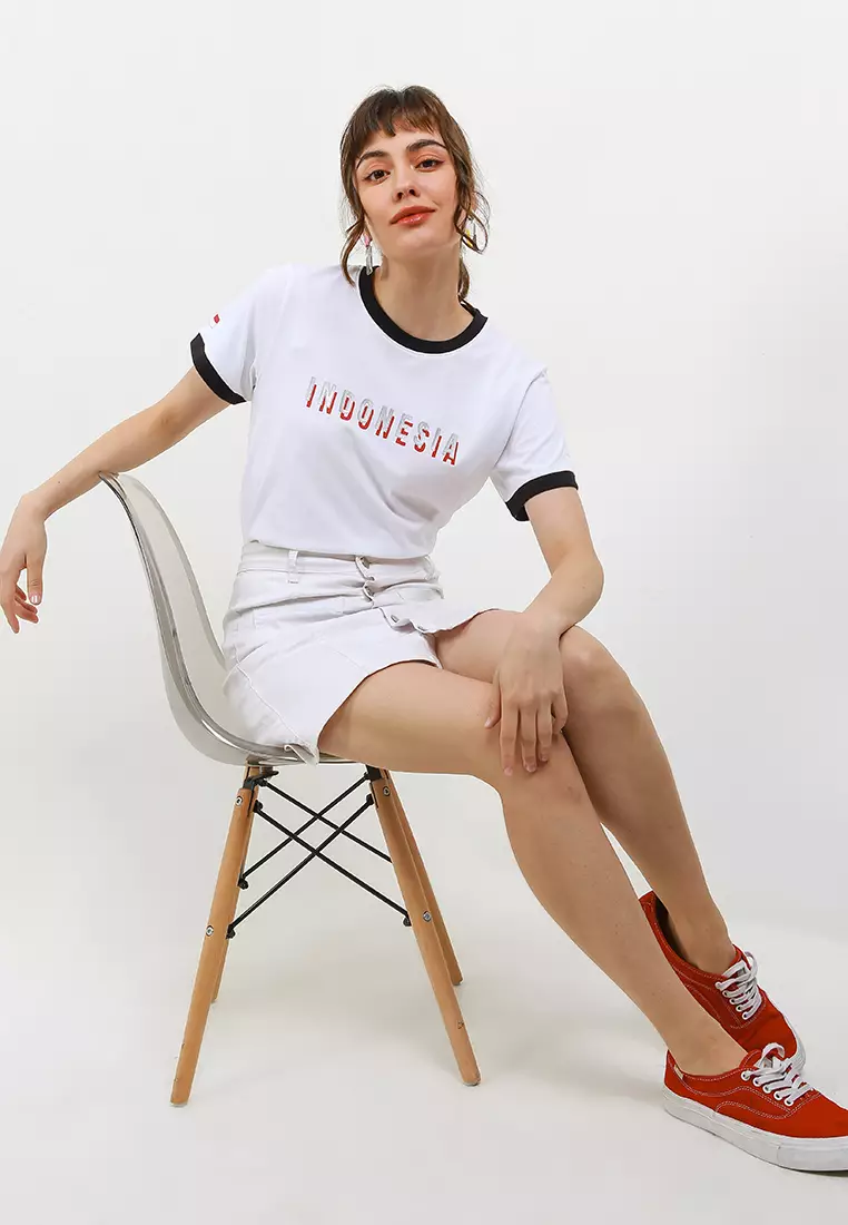 Women's Printed Tee National Day