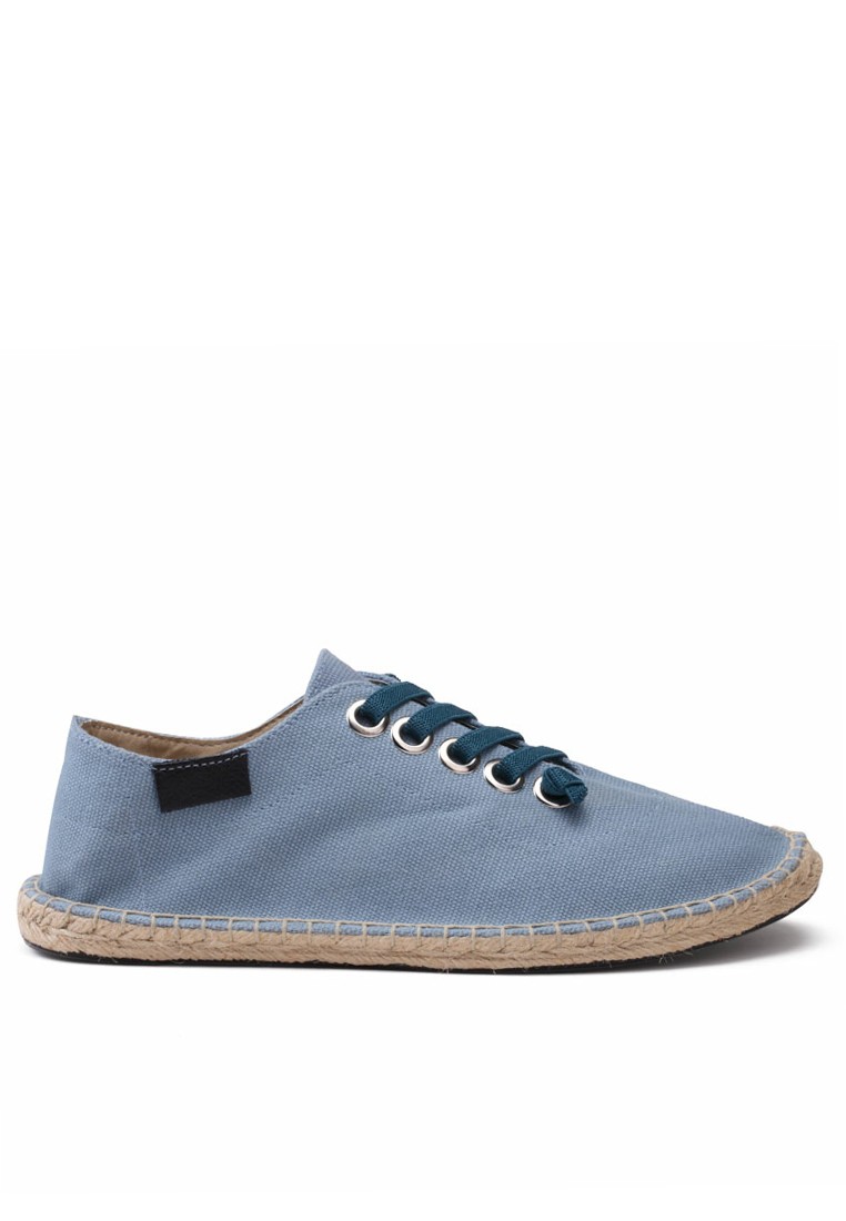 Color Matching Lace Up Canvas Espadrilles QZ-X35