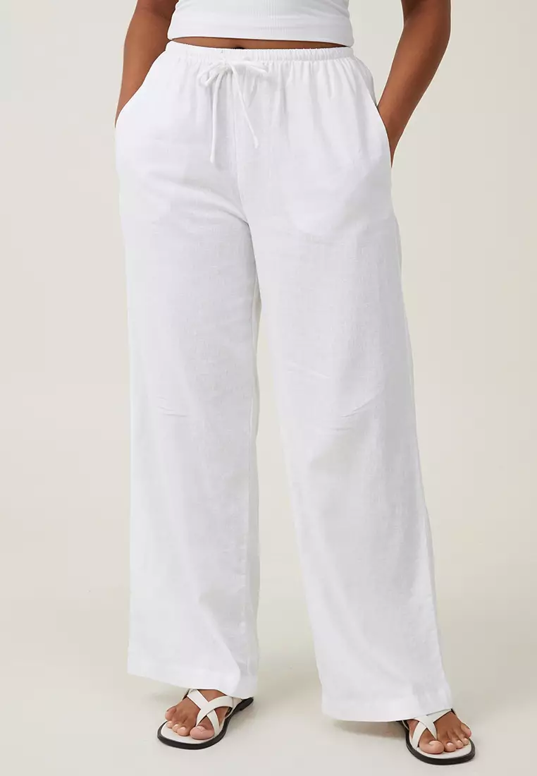 Textured High-Rise Flared Track Pant 30 *Asia Fit