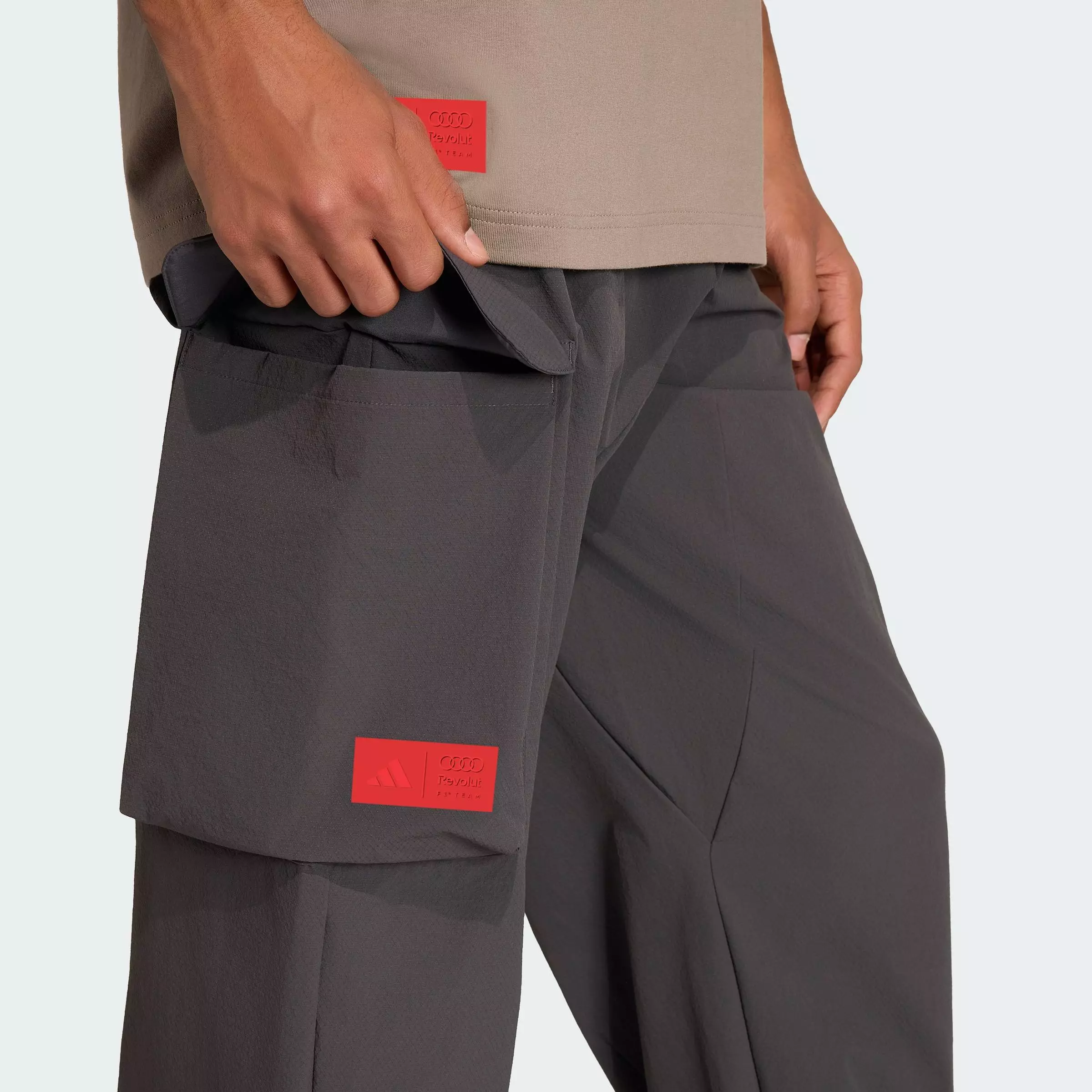 Motorsport AUDI REVOLUT F1 TEAM ELEVATED WOVEN PANT Men Black KE6774