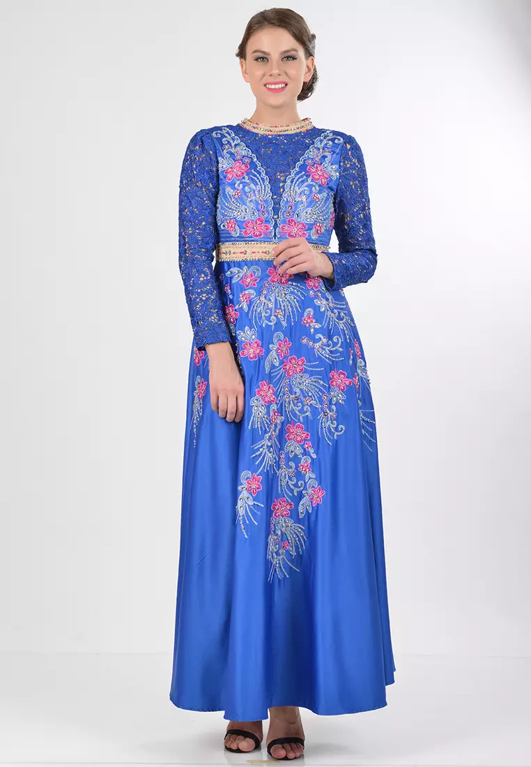 Bibiq Gamis Brokat Satin