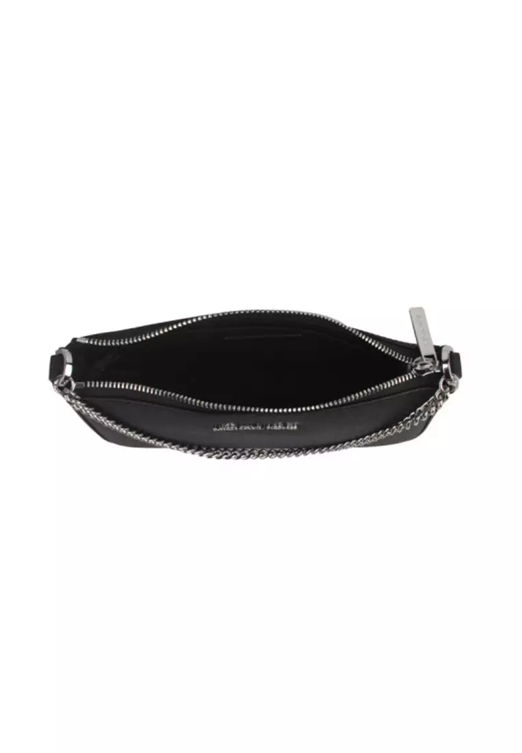 Jet Set Medium Saffiano Leather Crossbody Bag In Black 35S0STVU6L