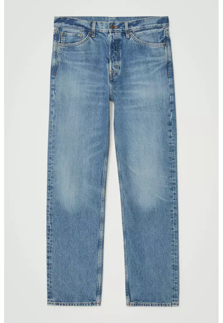 SIGNATURE REGULAR-FIT STRAIGHT-LEG JEANS